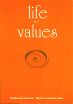 Couverture du livre Life values de Paramahamsa Prajnananada