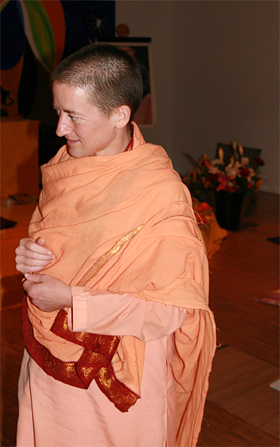 Swami Mangalananda Giri au programme kriya yoga de Paris en janvier 2009